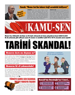 TÜRKİYE KAMU-SEN GAZETESİ 100. SAYISI