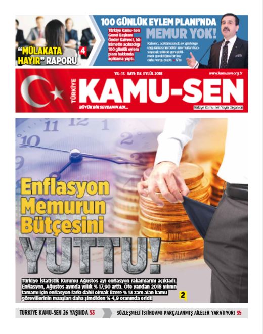 TÜRKİYE KAMU-SEN GAZETESİ 114. SAYISI