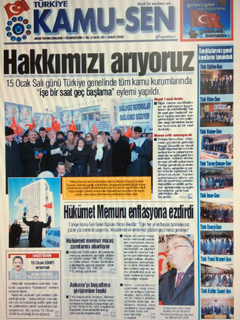 TÜRKİYE KAMU-SEN GAZETESİ 50. SAYISI