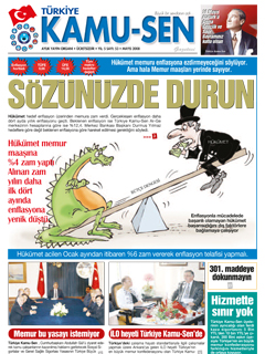 TÜRKİYE KAMU-SEN GAZETESİ 53. SAYISI