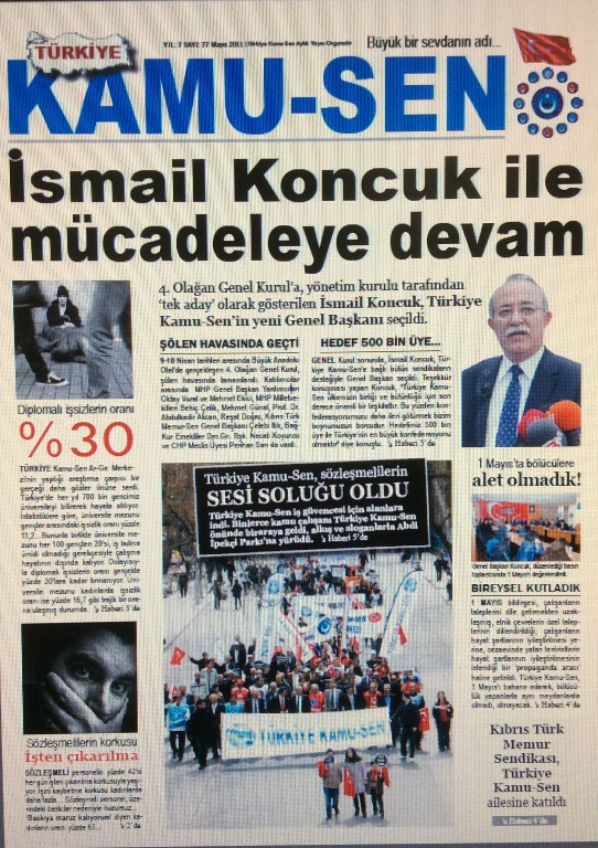 TÜRKİYE KAMU-SEN GAZETESİ 77. SAYISI