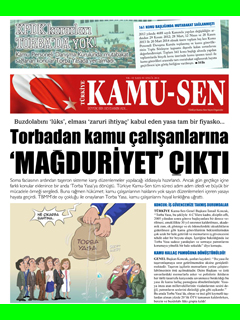 TÜRKİYE KAMU-SEN GAZETESİ 94. SAYISI